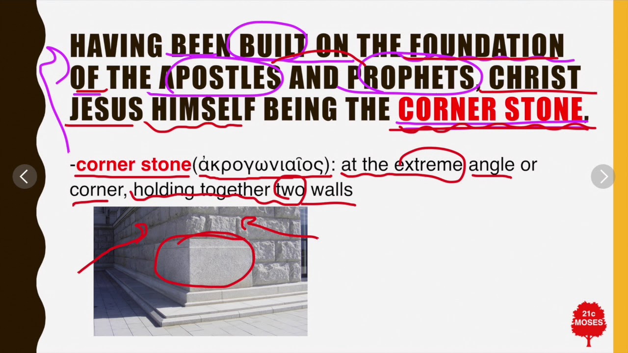 Ephesians 2:20 [Jesus the Cornerstone]