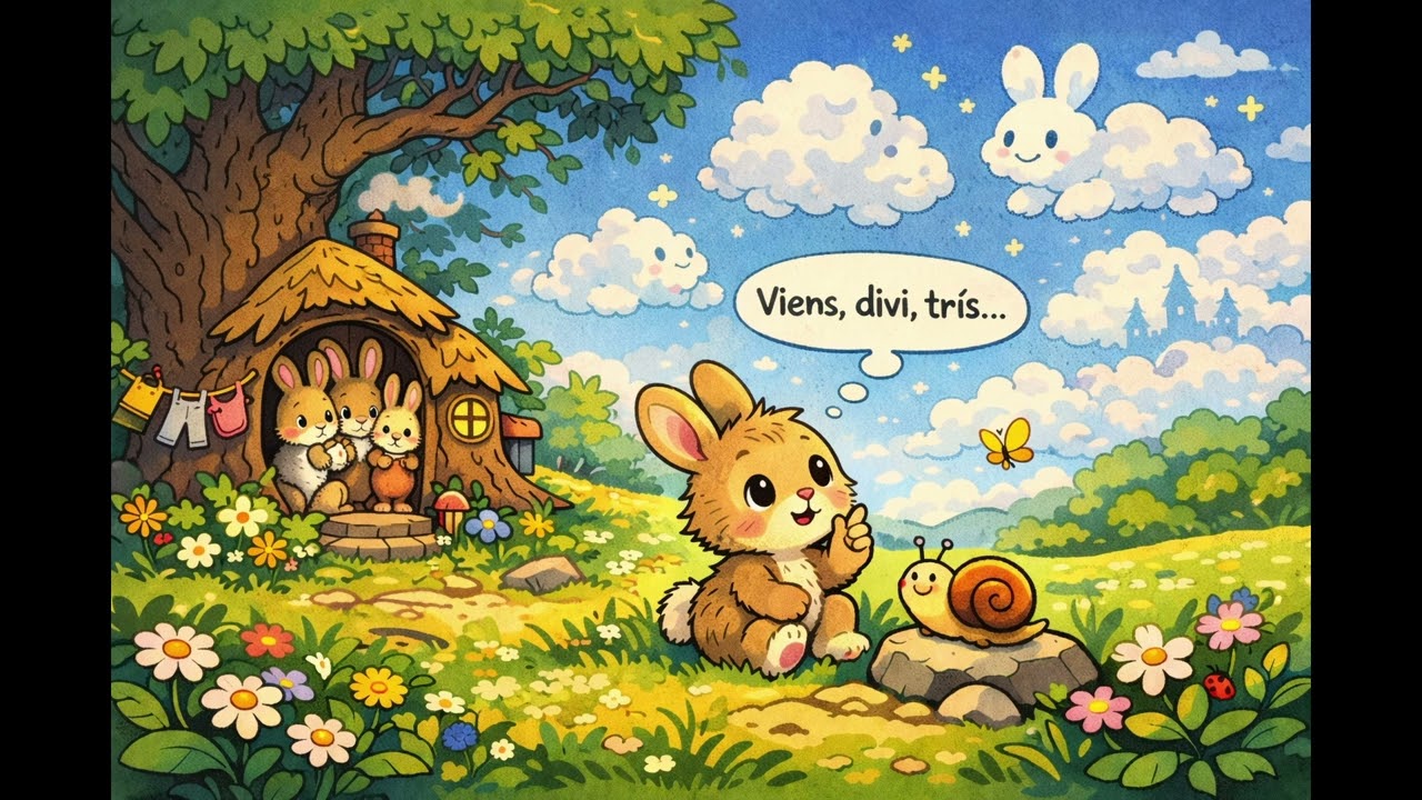 Mierīga Pasaka Bērniem Pirms Miega /2 - 4 gadi/Zaķēns, kurš Mācījās Gaidīt. 