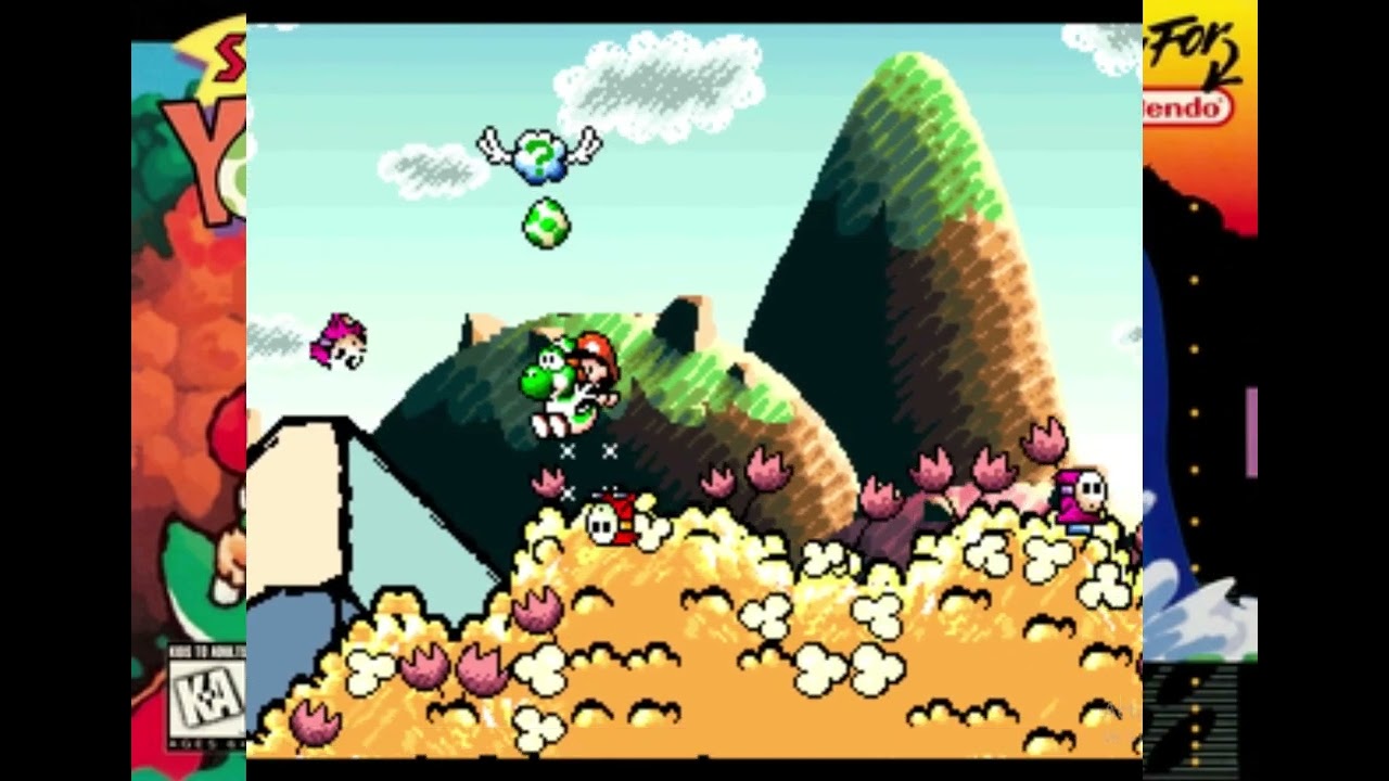 LONGPLAYS - (SNES) - #13 - Super Mario World 2 Yoshi's Island 1/2