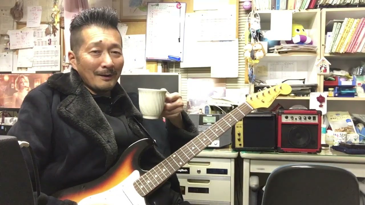 2026年1月25日　趣味のエレキギター　アドリブギター専門　昼は機械職人、夜はストリートギター法師ストリートギター演奏途中でも、お声掛け下さいね♪