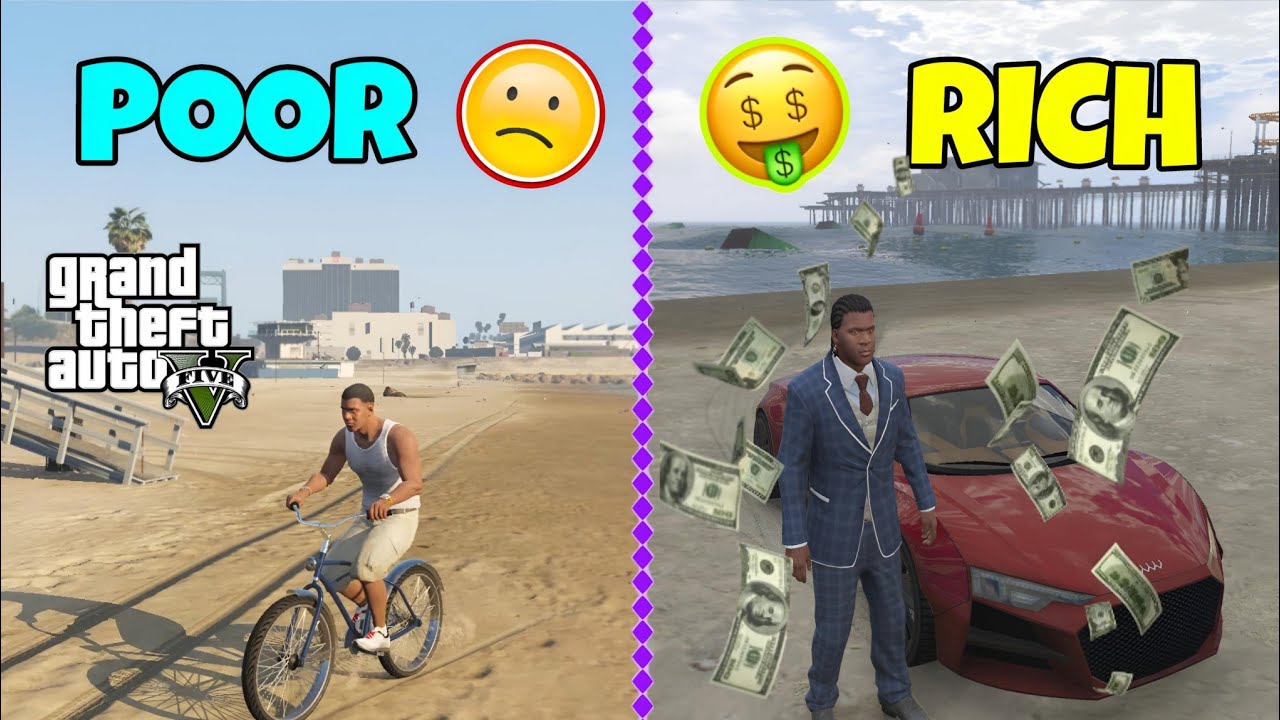 POOR😞 TO RICH💸 FRANKLIN🤩 GTA 5 STORIES [ MALAYALAM ]