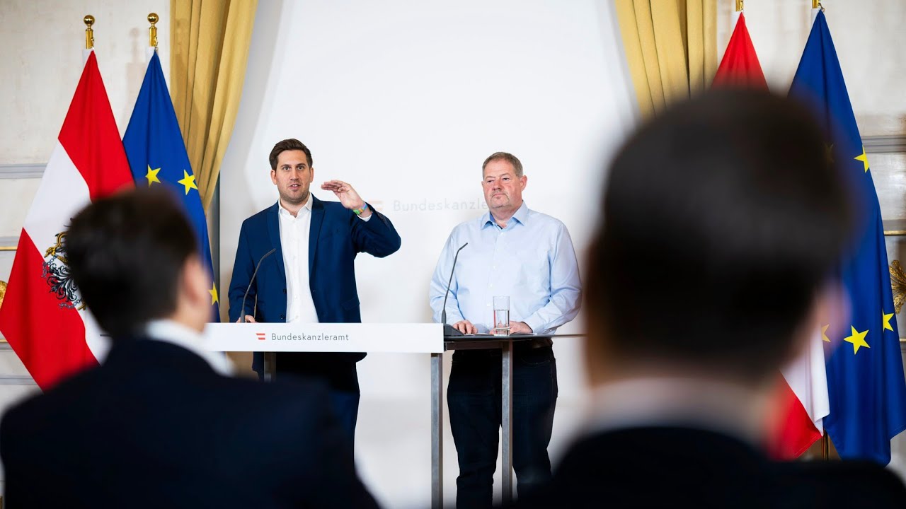 Pressekonferenz mit Staatssekretär Alexander Pröll