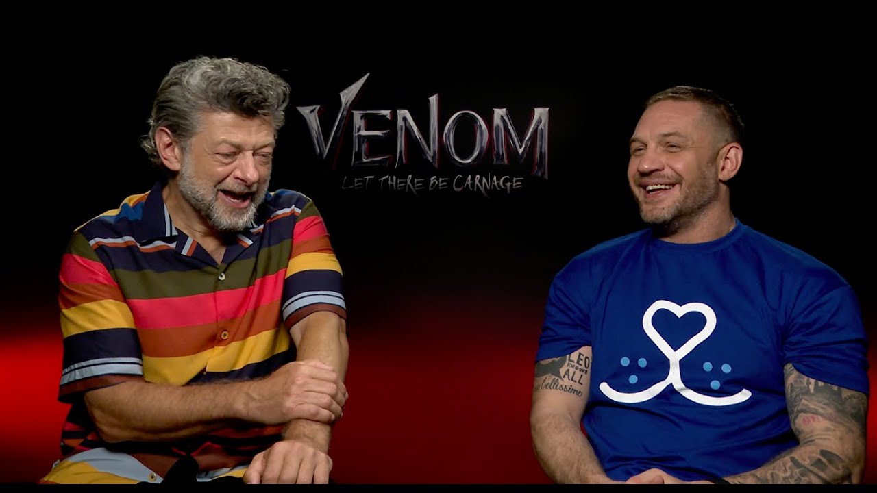 Tom Hardy & Andy Serkis Talk VENOM Let There Be Carnage, Spider-Man, Dogs, Gollum, Kids, Bane...