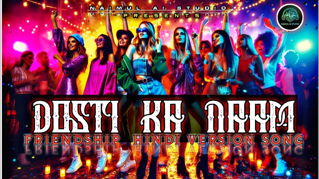 Dosti Ka Naam (Official Remix) - Friendship Hindi Version Song 🤝🔥 | Naimul AI Studio