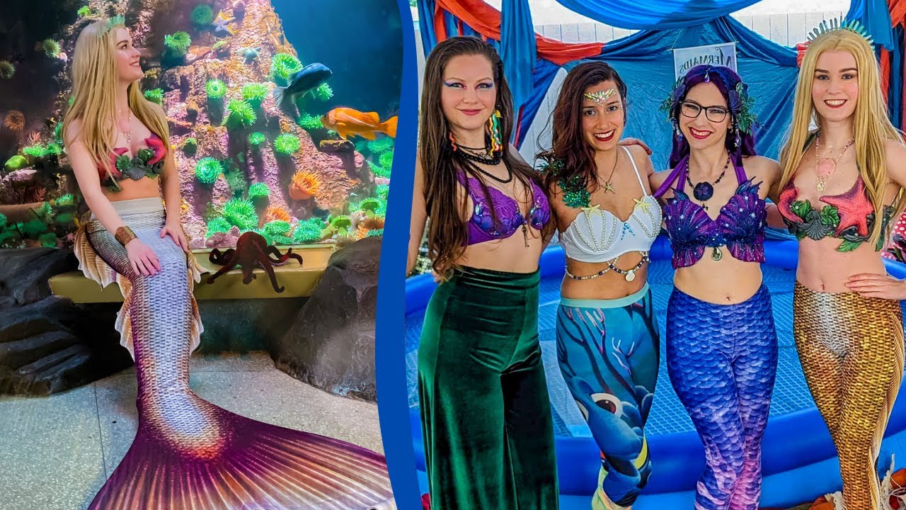 Mermaids at the Aquarium! VLOG