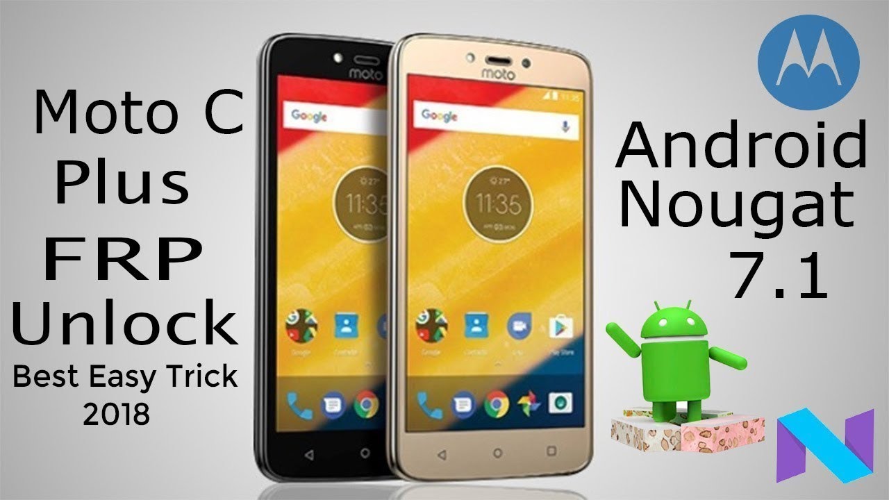 moto c plus Frp Unlock without PC & OTG