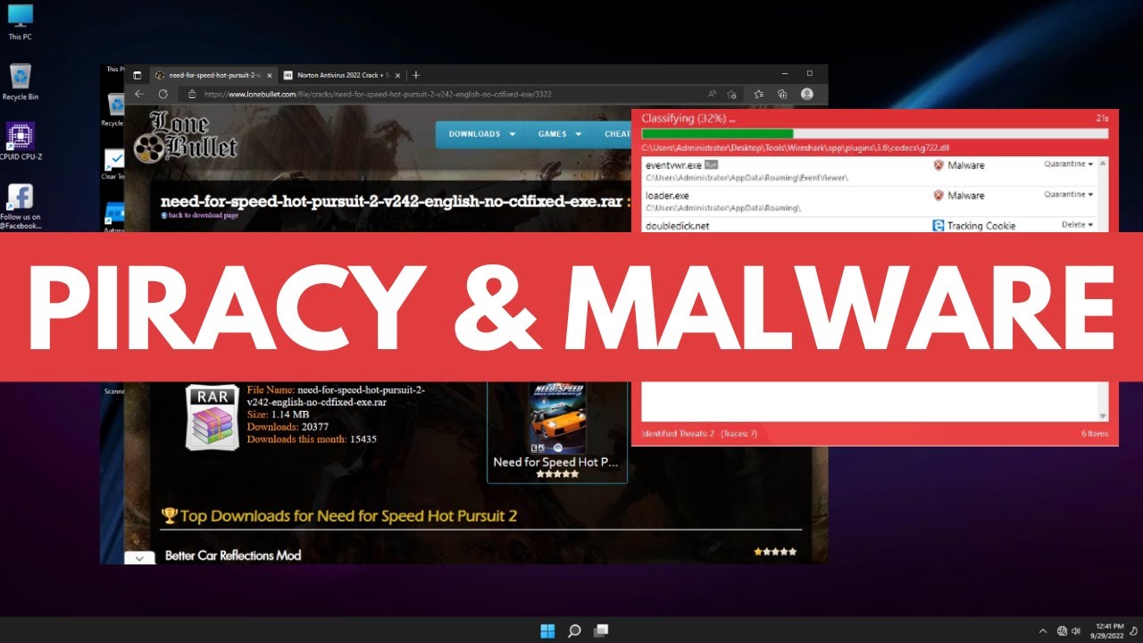 How risky is Piracy: Do cracks contain malware?