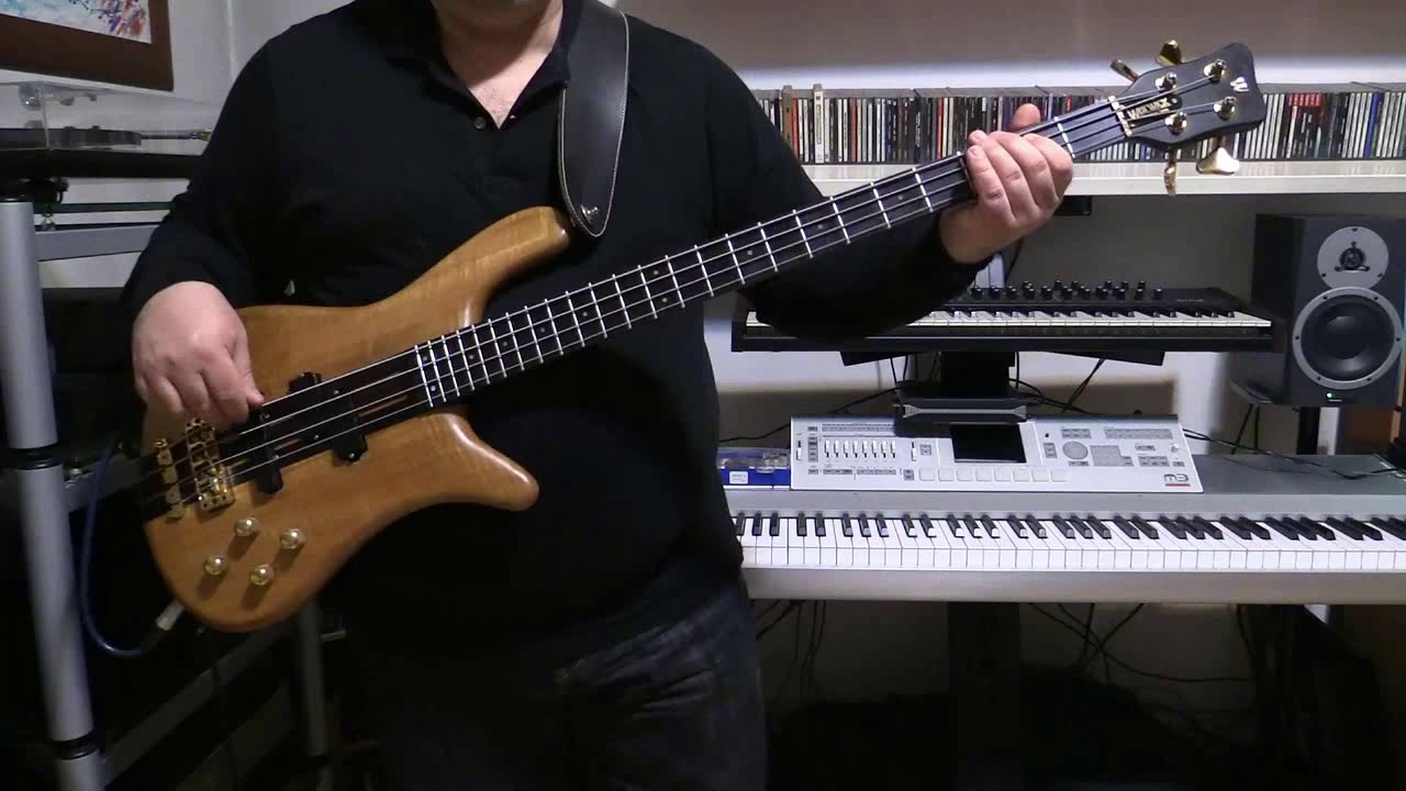 Bass Cover - The Cult - Nirvana - with Warwick Streamer 1988 bass