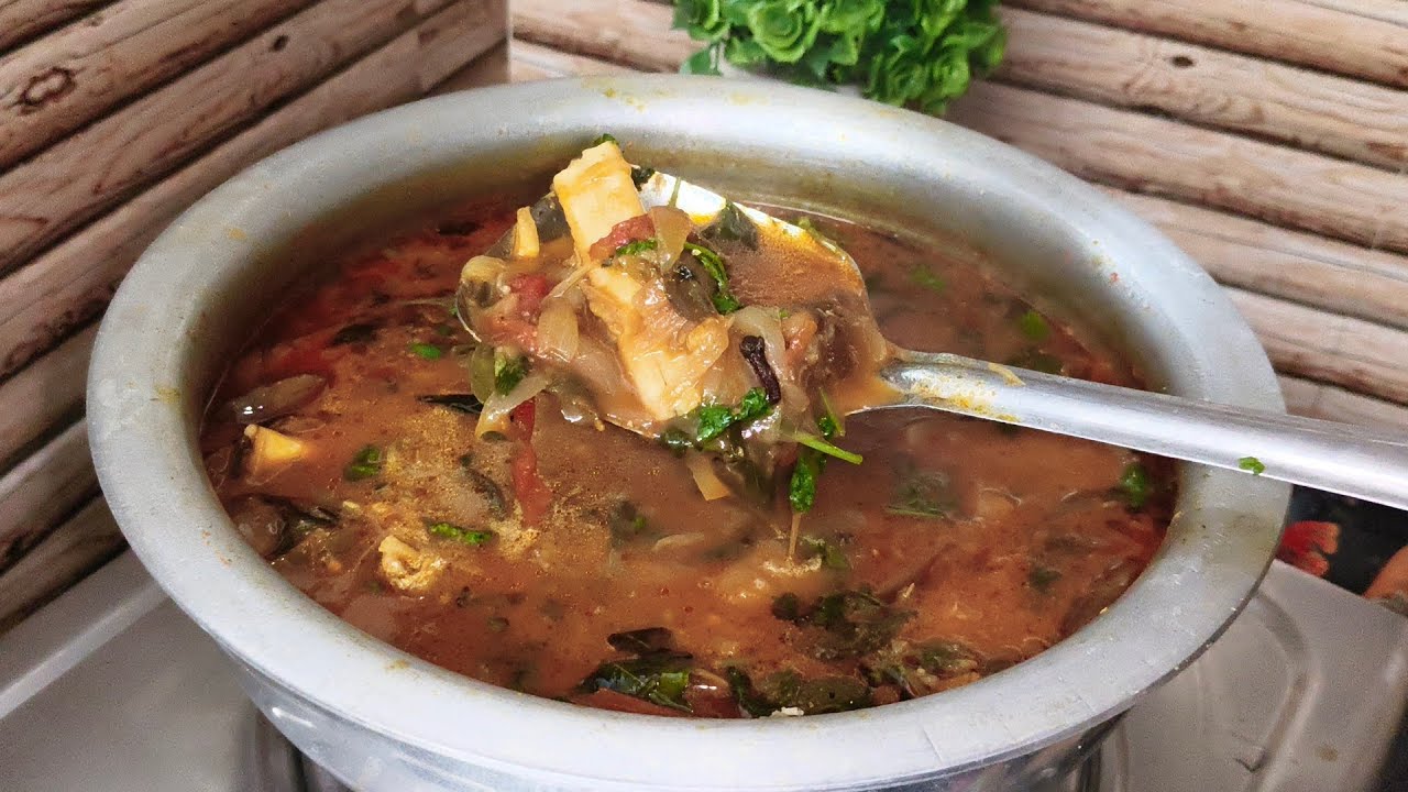 Goat legs curry # మేక కాళ్ళ వంకాయ  పులుసు # SuperHealthy curry 👌🥘🍲