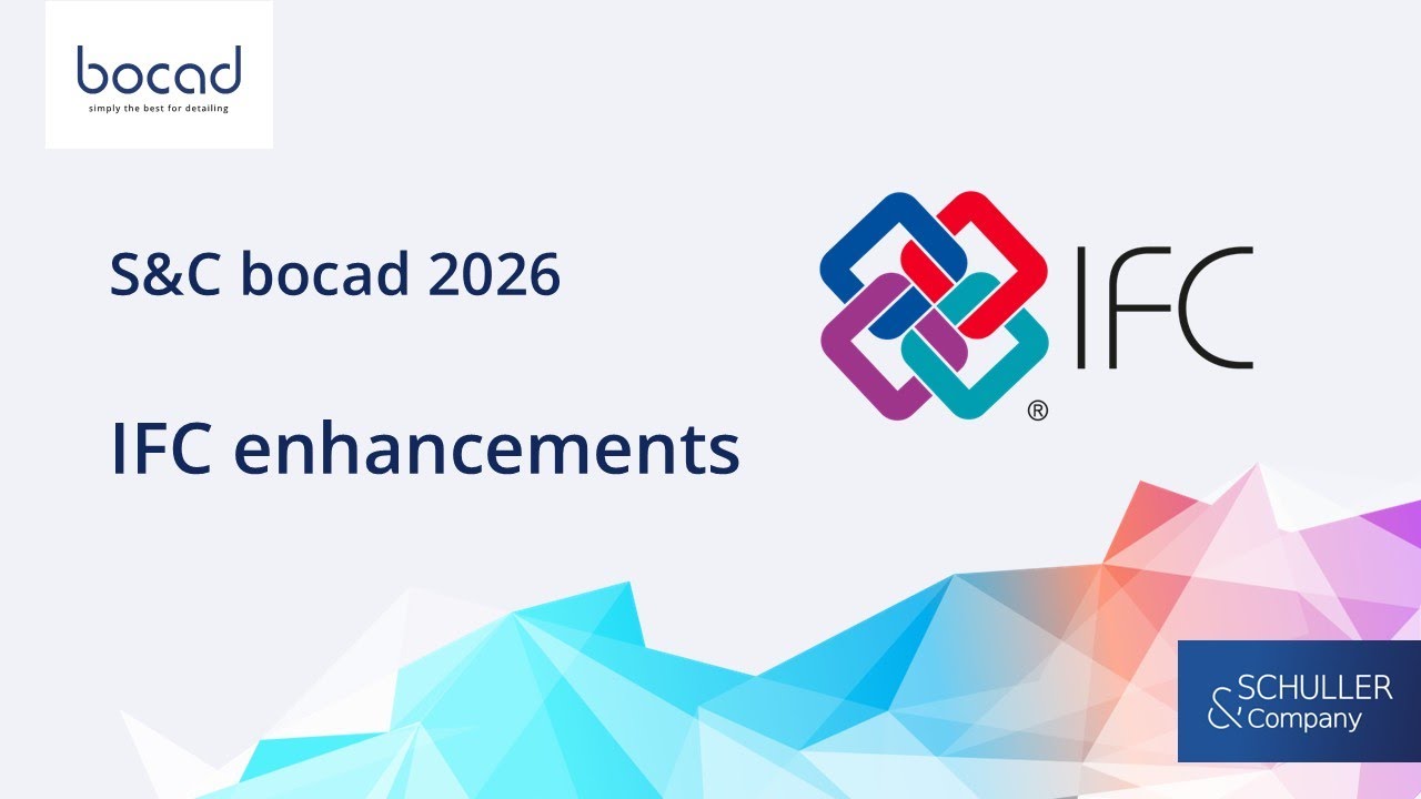 bocad 2026 - IFC enhancements [English]