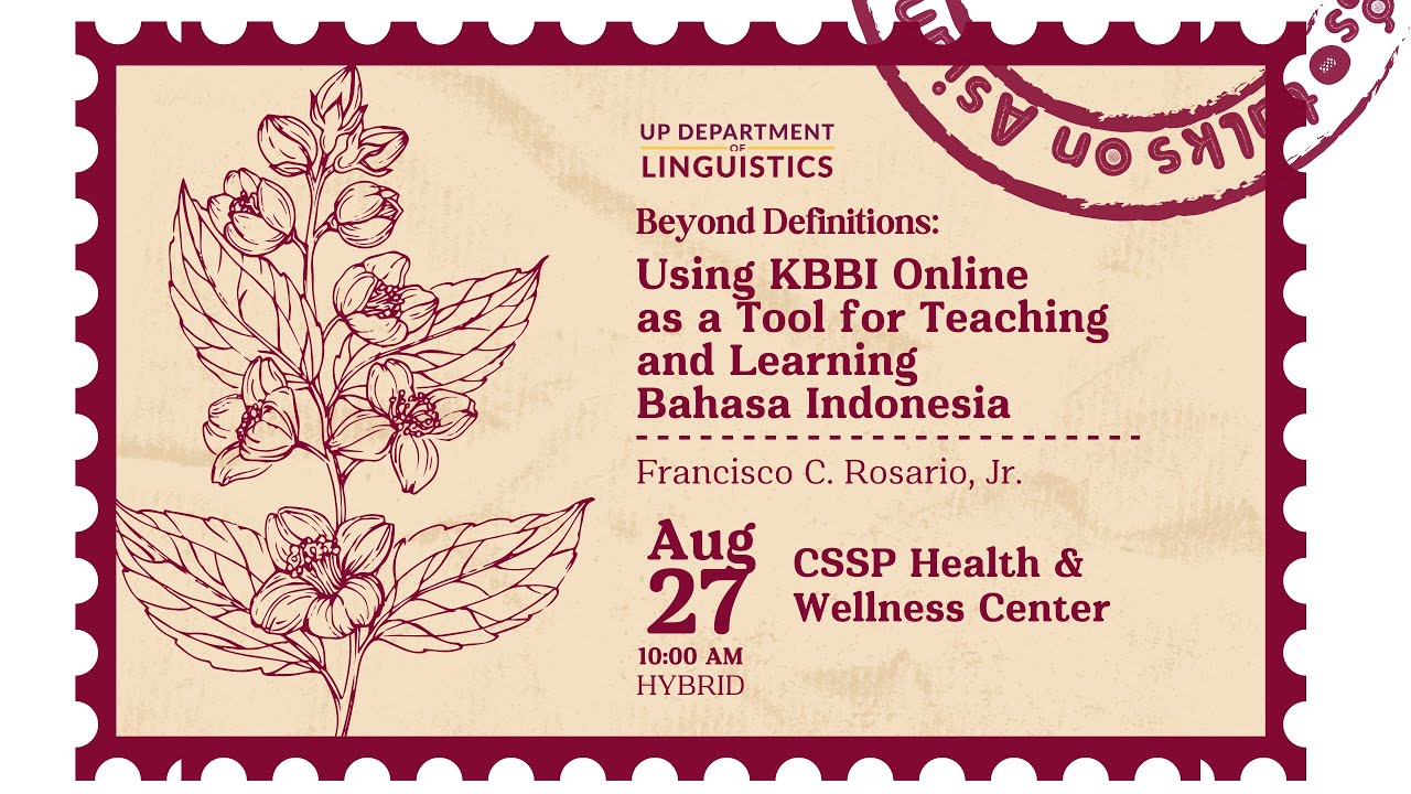 Beyond Definitions: Using KBBI Online as a Tool for Teaching and Learning Bahasa Indonesia