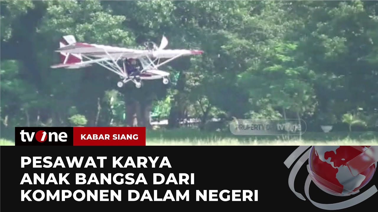 KEREN! Warga Temanggung Membuat Pesawat dari Komponen dalam Negeri | Kabar Siang tvOne