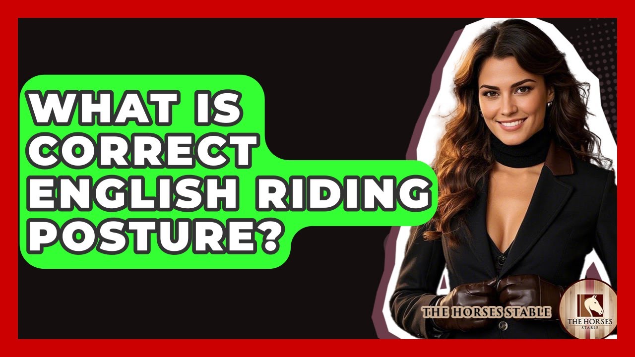 What Is Correct English Riding Posture? - The Horses Stable