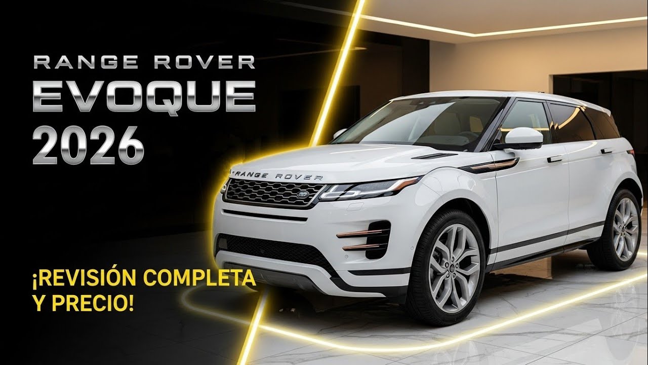 Range Rover Evoque 2026 – Lujo británico, innovación y potencia en cada detalle