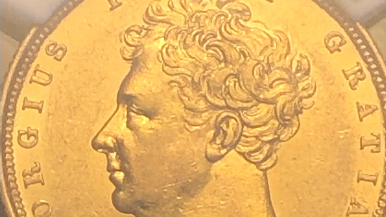 1830 King George IV Gold Sovereign , NGC AU55