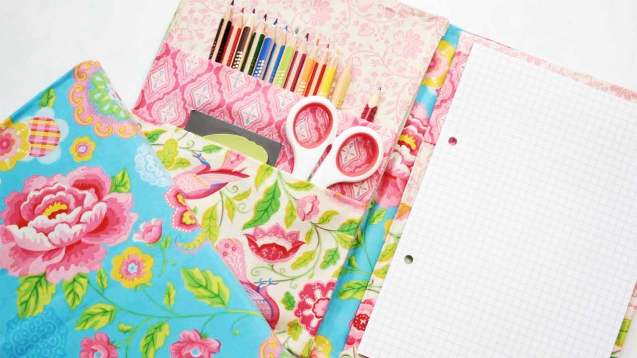 DIY: Easy NO SEW Fabric Folder