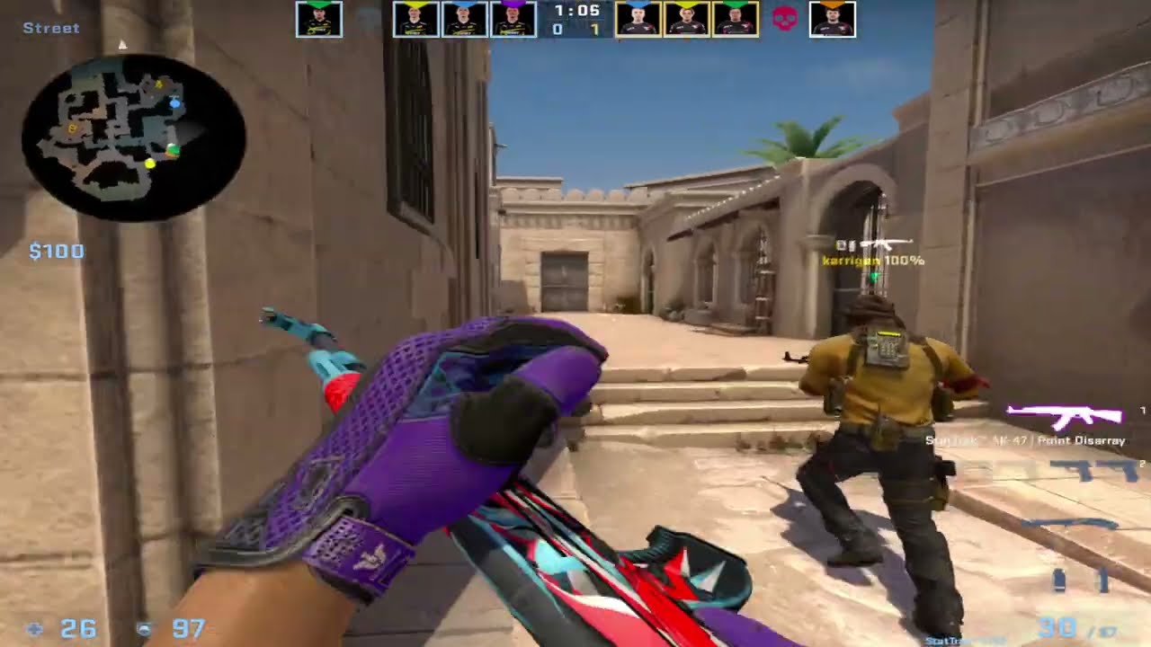 CSGO POV FaZe broky (40/23) vs NAVI (anubis) @ BLAST.tv Paris Major 2023