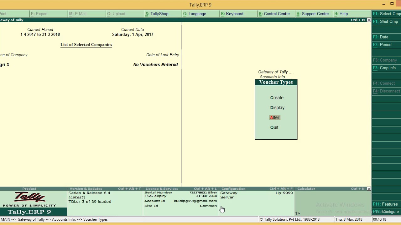 Sag Excel import
