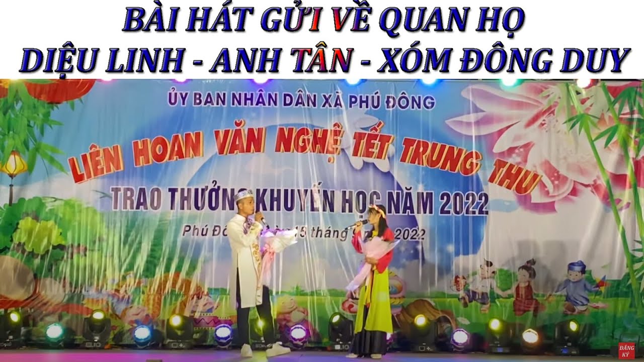 Bài Hát Gửi Về Quan Họ - Diệu Linh, Anh Tân - Xóm Đông Duy