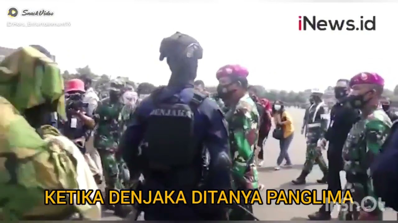 Ketika DENJAKA ditanya PANGLIMA TNI