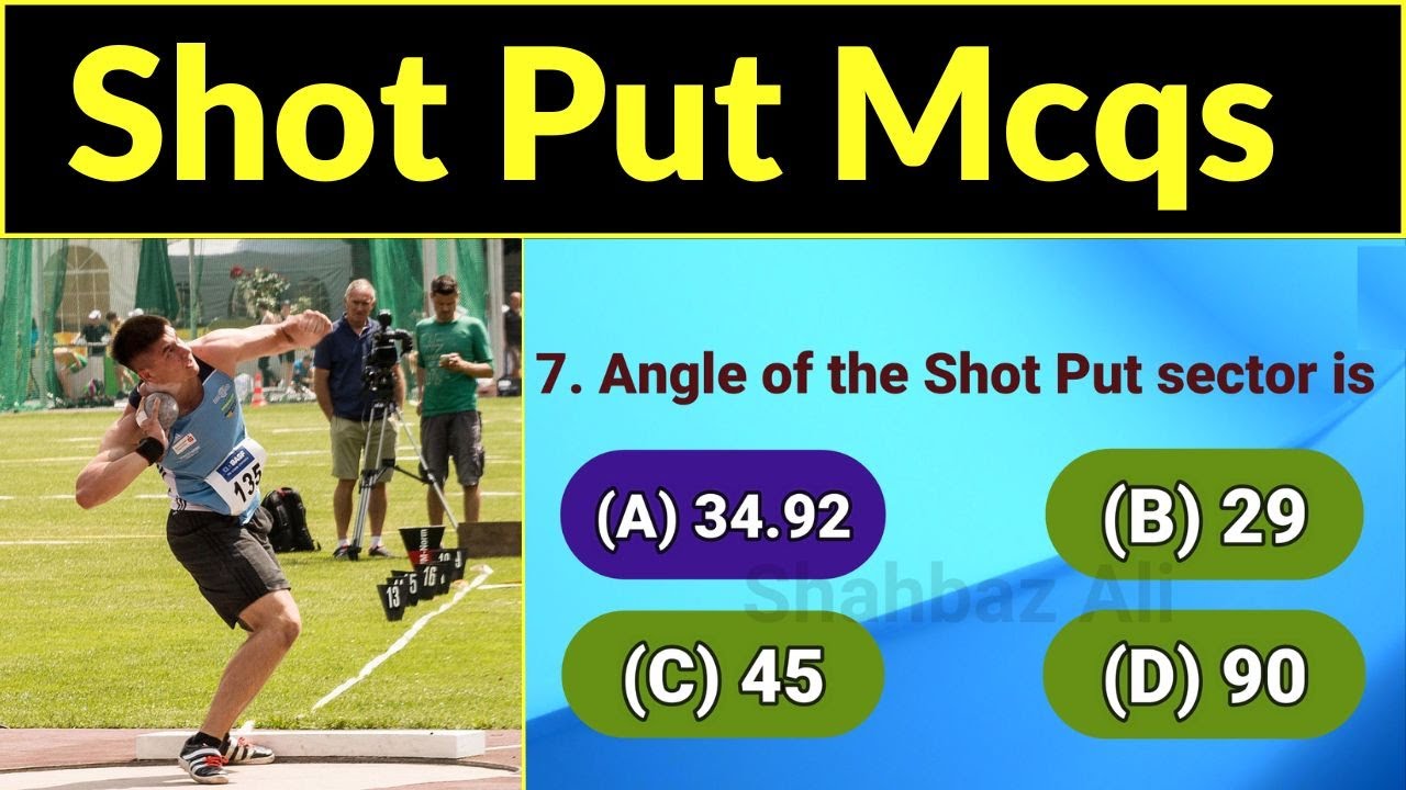 shot put mcq | shot put questions and answers | shot put quiz | shot put quiz questions answers