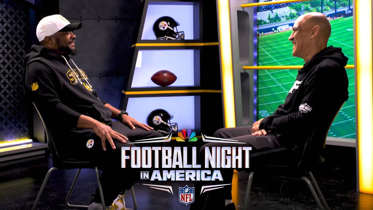 Mike Tomlin unpacks legacy of Steelers-Ravens rivalry | FNIA | NFL on NBC (FULL INTERVIEW)