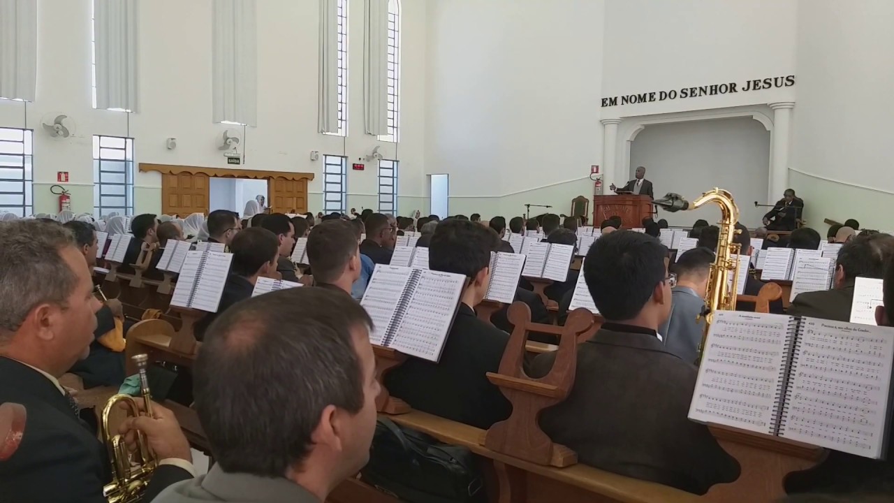 Ensaio Regional CCB Campo Belo MG -  Hino 429  - A trombeta soará (Funeral)