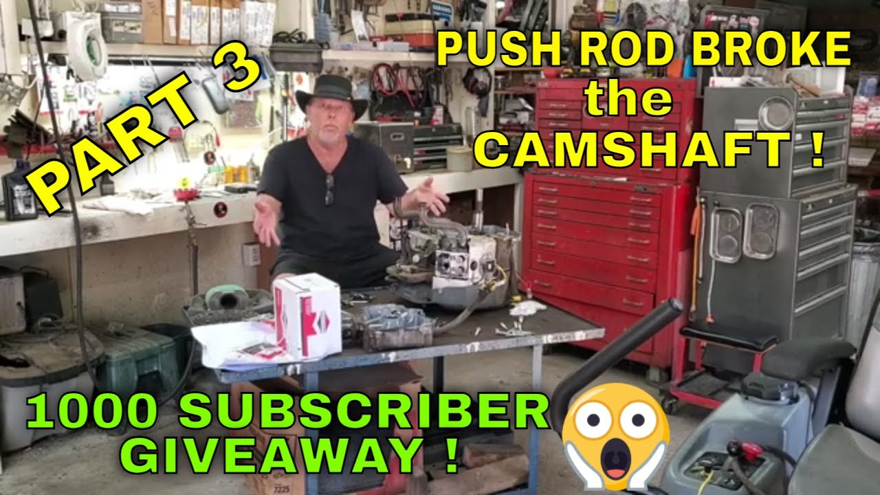 Briggs & Stratton Twin Cylinder Broken Cam Gear From Push Rod Part 3 DIY  Mrs. T-bone Helps!