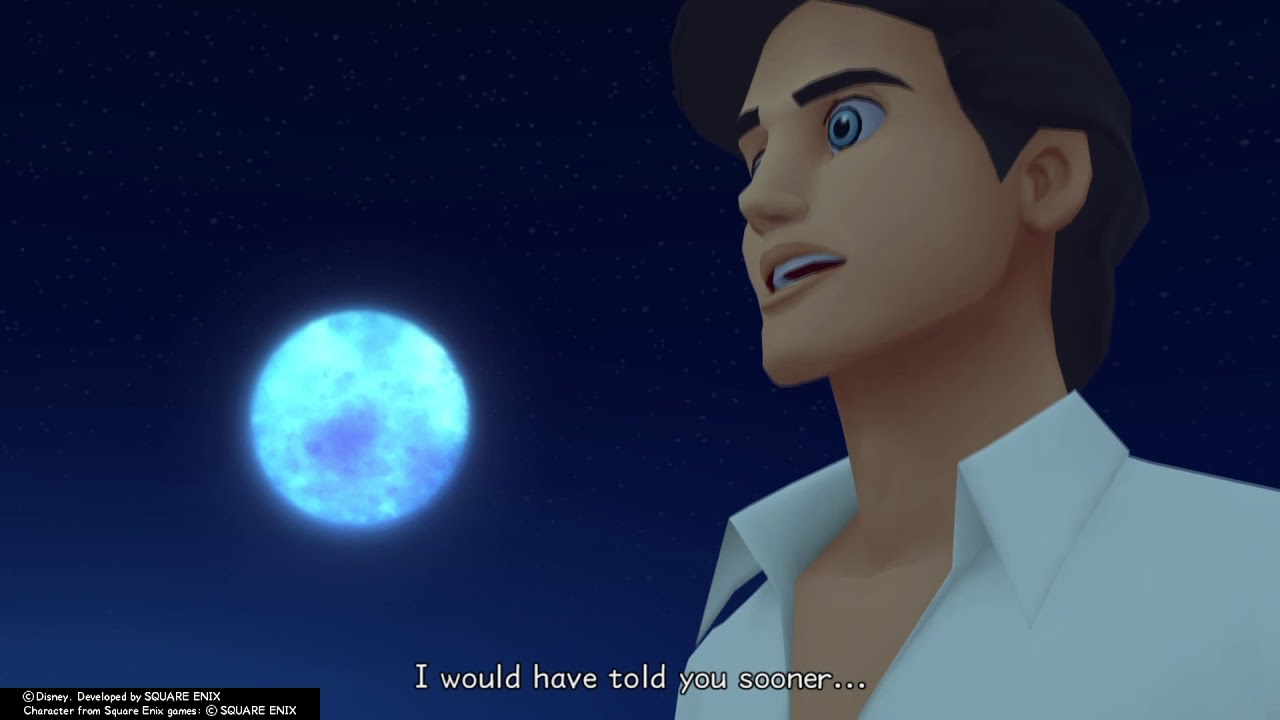 Kingdom Hearts II Final Mix (PS4) Cutscene #349 - Ariel and Eric reunite