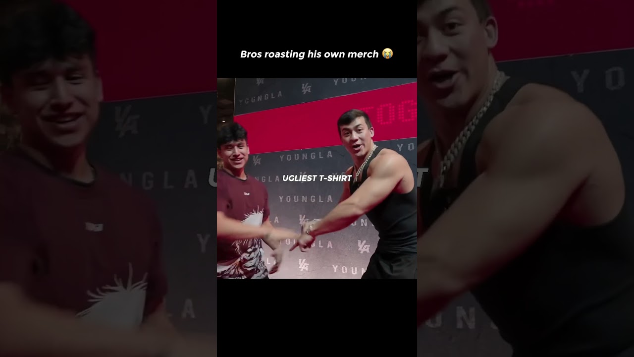 Bro is roasting his own merch 🤣 