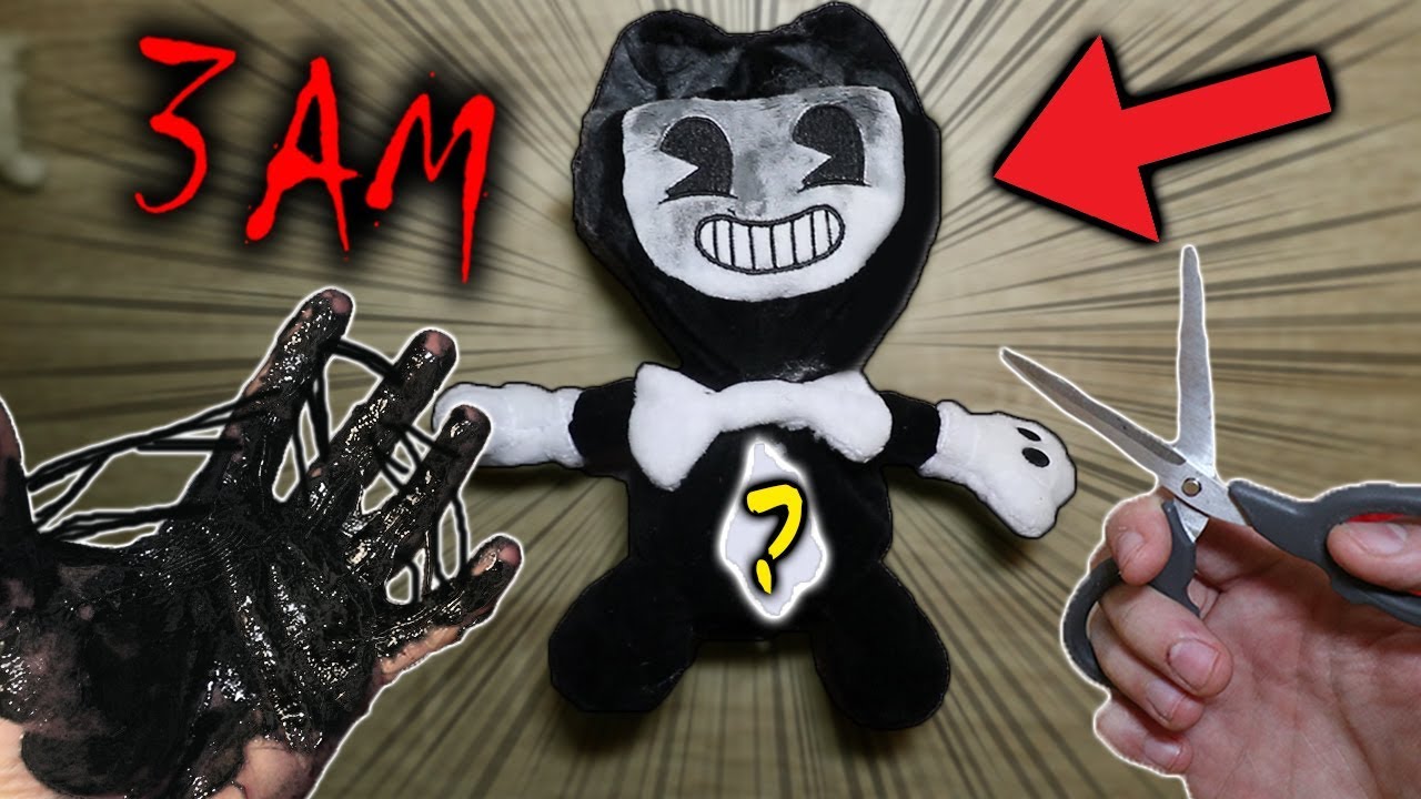 ВСКРЫВАЮ ПРИЗРАЧНУЮ КУКЛУ БЕНДИ В 3 ЧАСА НОЧИ! (ЧТО ВНУТРИ БЕНДИ?)