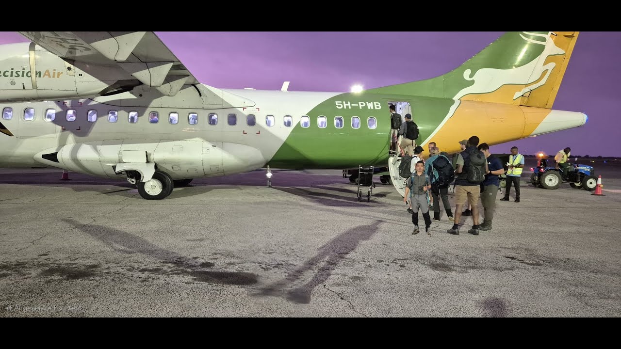 Precision Air flight PW 717, Kilimanjaro to JKIA, Nairobi