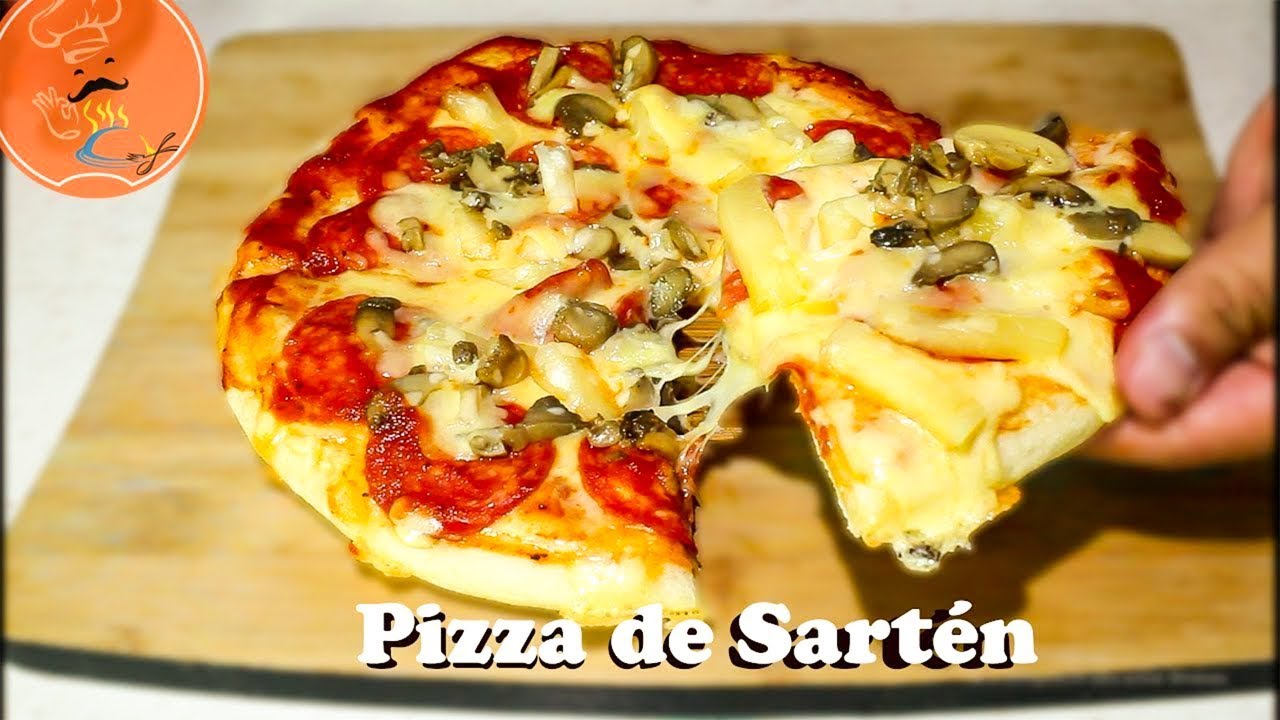 Pizza de Sartén Fácil y sin Horno