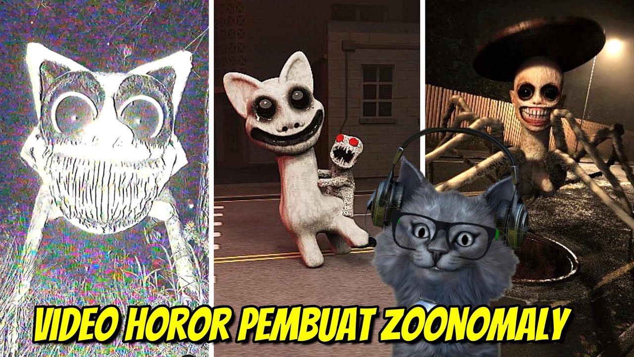 REACTION KUMPULAN VIDEO HOROR LIGHTS ARE OFF, YANG BUAT GAME ZOONOMALY - Zoonomaly Indonesia