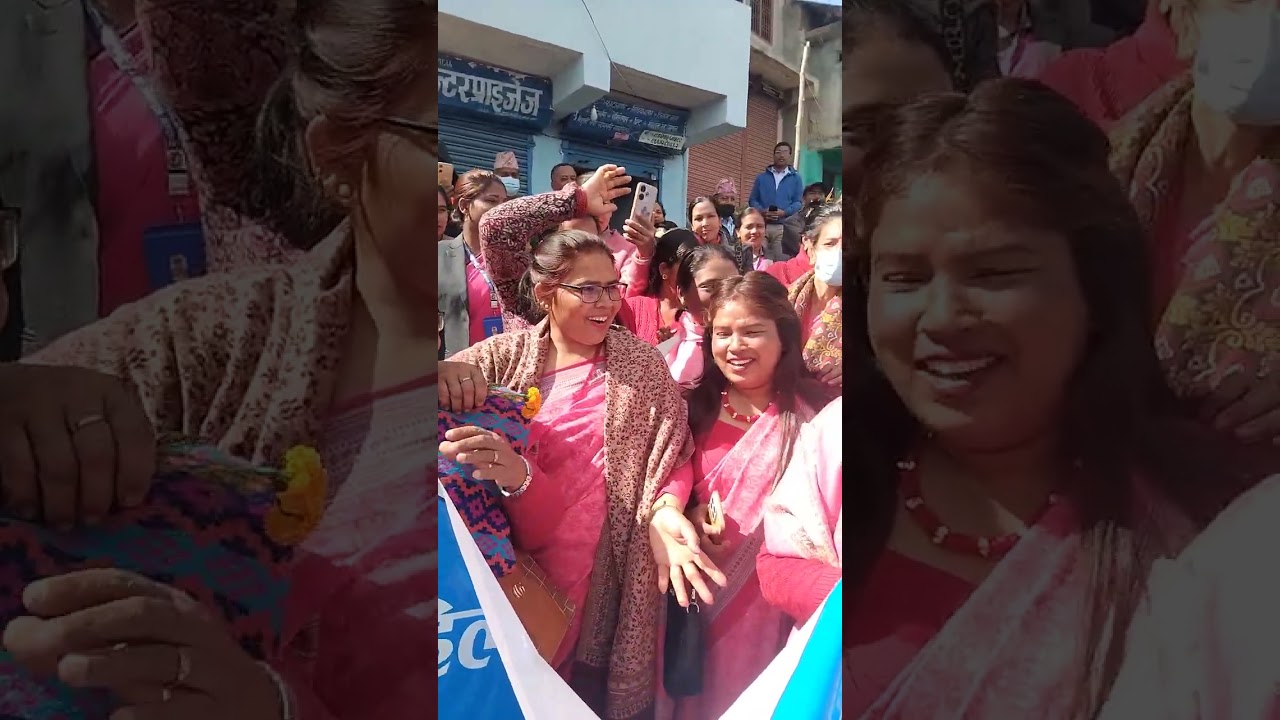 जलेश्वर महायज्ञको कलश यात्रामा जनता माझ तारा चिन्हका उम्मेदवार सोम प्रसाद पाण्डे । जय तारा 🌟