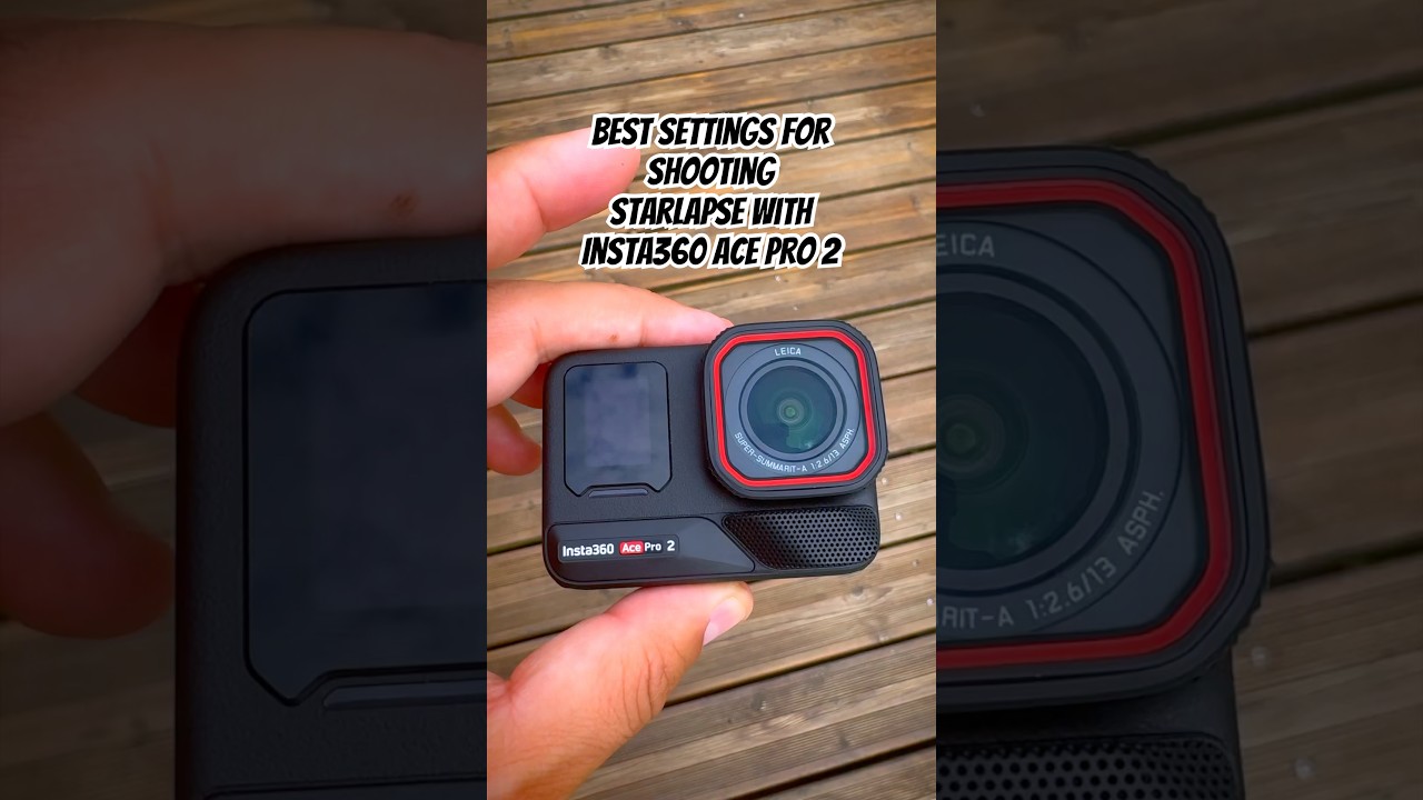Best settings for shooting #milkyway with @insta360 #acepro2 #starlapse #timelapse #video #stars