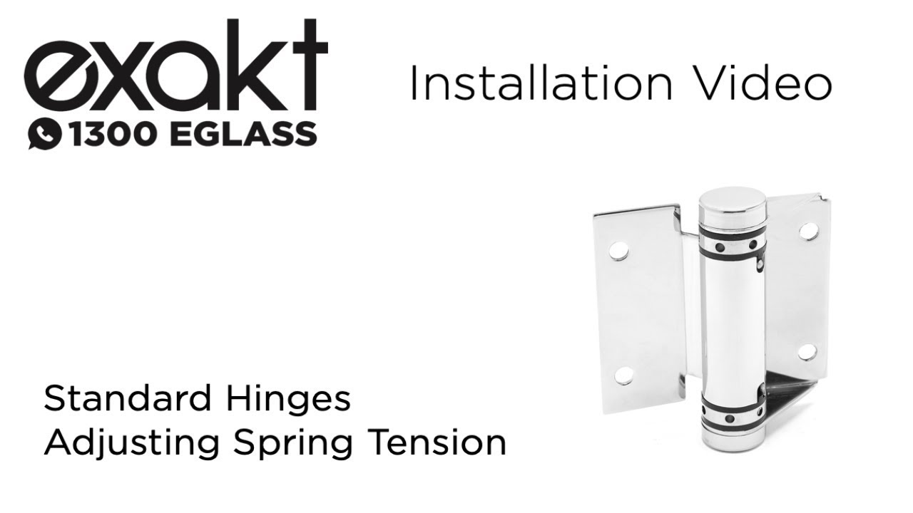 How to Retention a Glass Gate Hinge