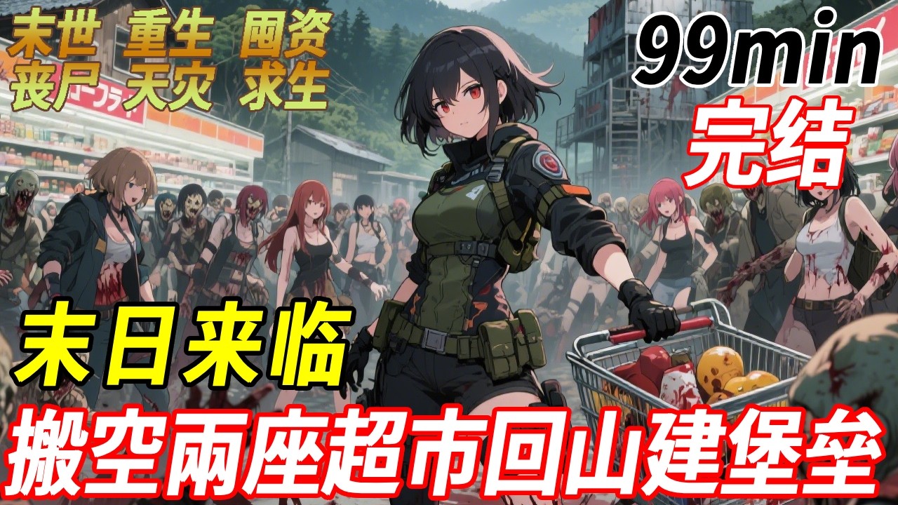 喪屍爆發前，我反手搬空兩座超市，回深山造「鋼鐵要塞」，喪屍群攻、悍匪圍村，看我如何降維打擊！#小說