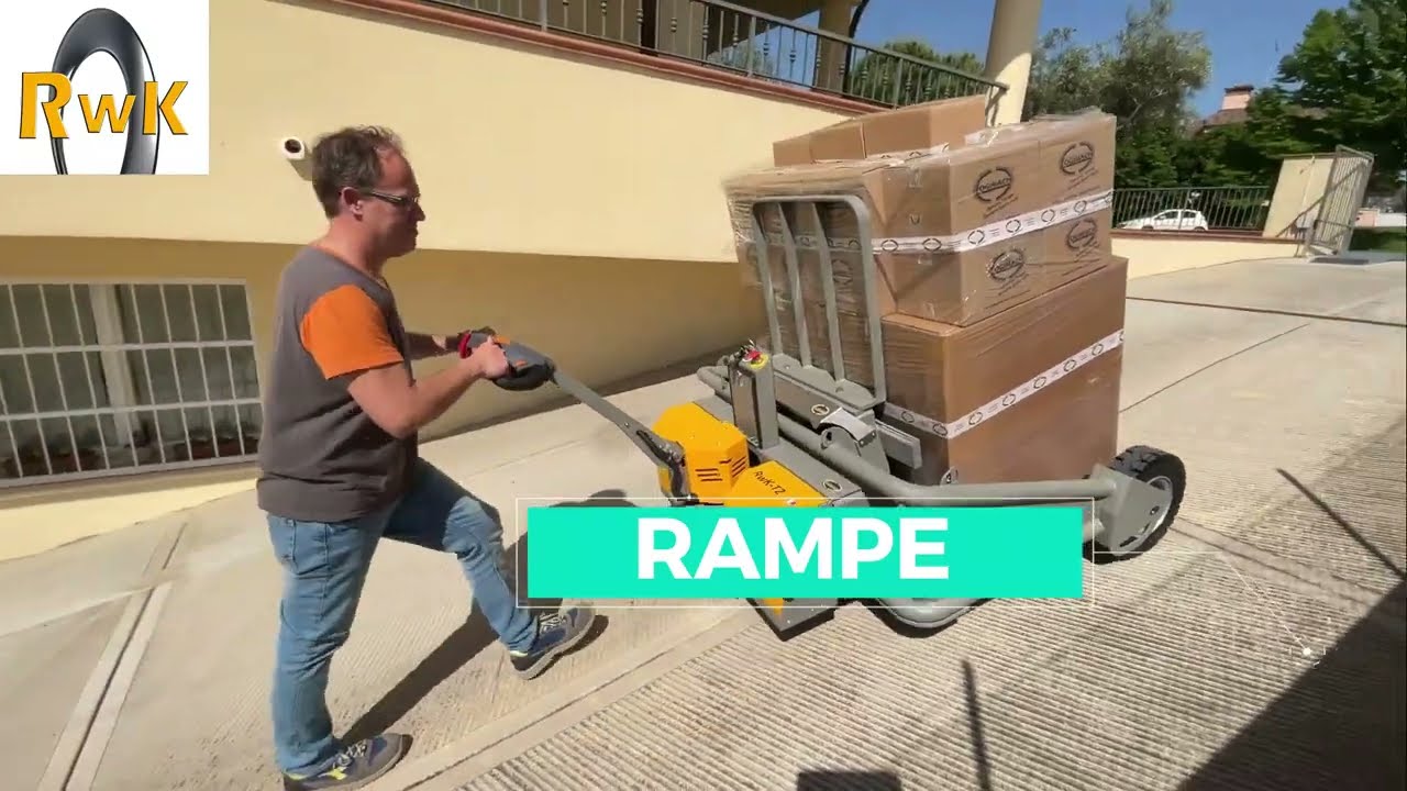 RWK - Transpallet Outdoor Silenziosi per Pavimentazioni esterne