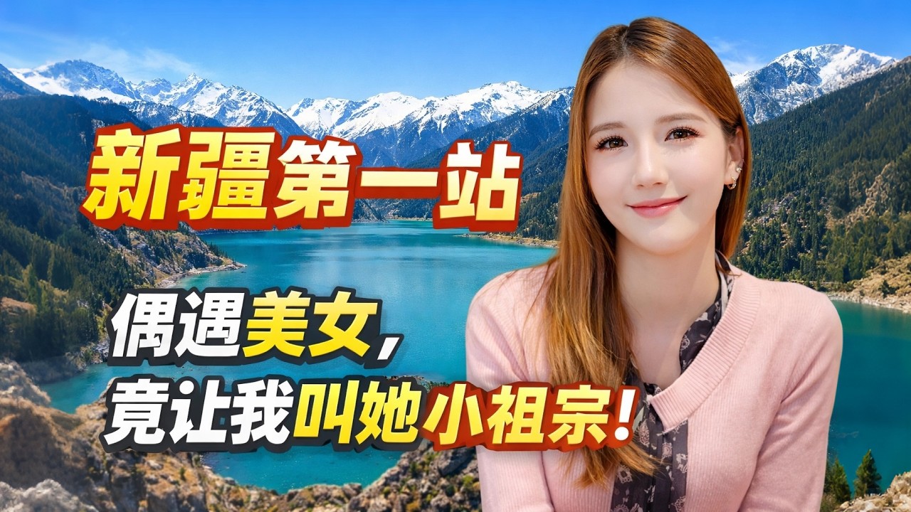 新疆第一站，就偶遇到了一位美女，她竟然让我叫她小祖宗！【憨伟】