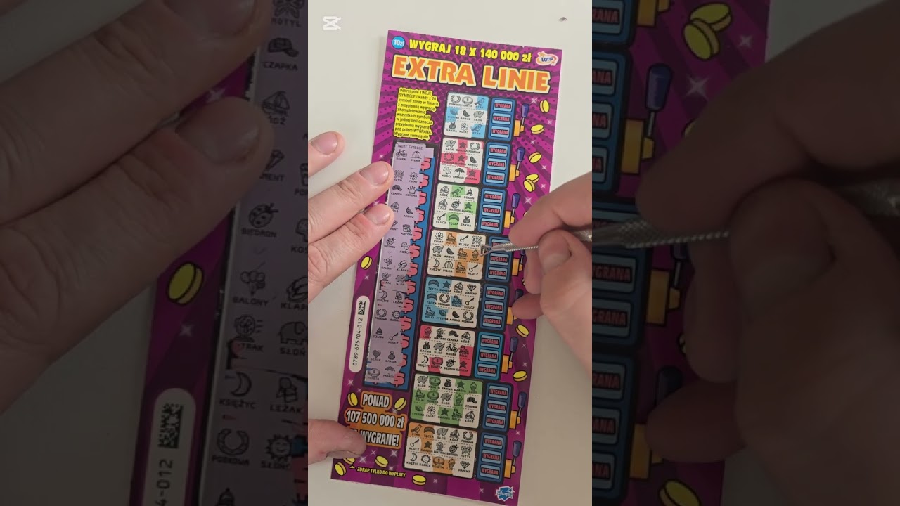 Zdrapki i losy LOTTO#W losach mamy plusik 😁