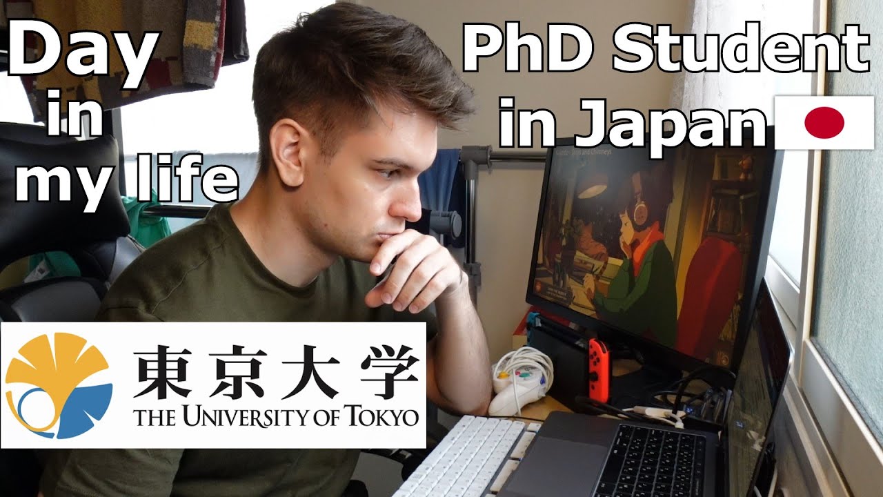 Day in my life as a PhD student in Japan (remote)