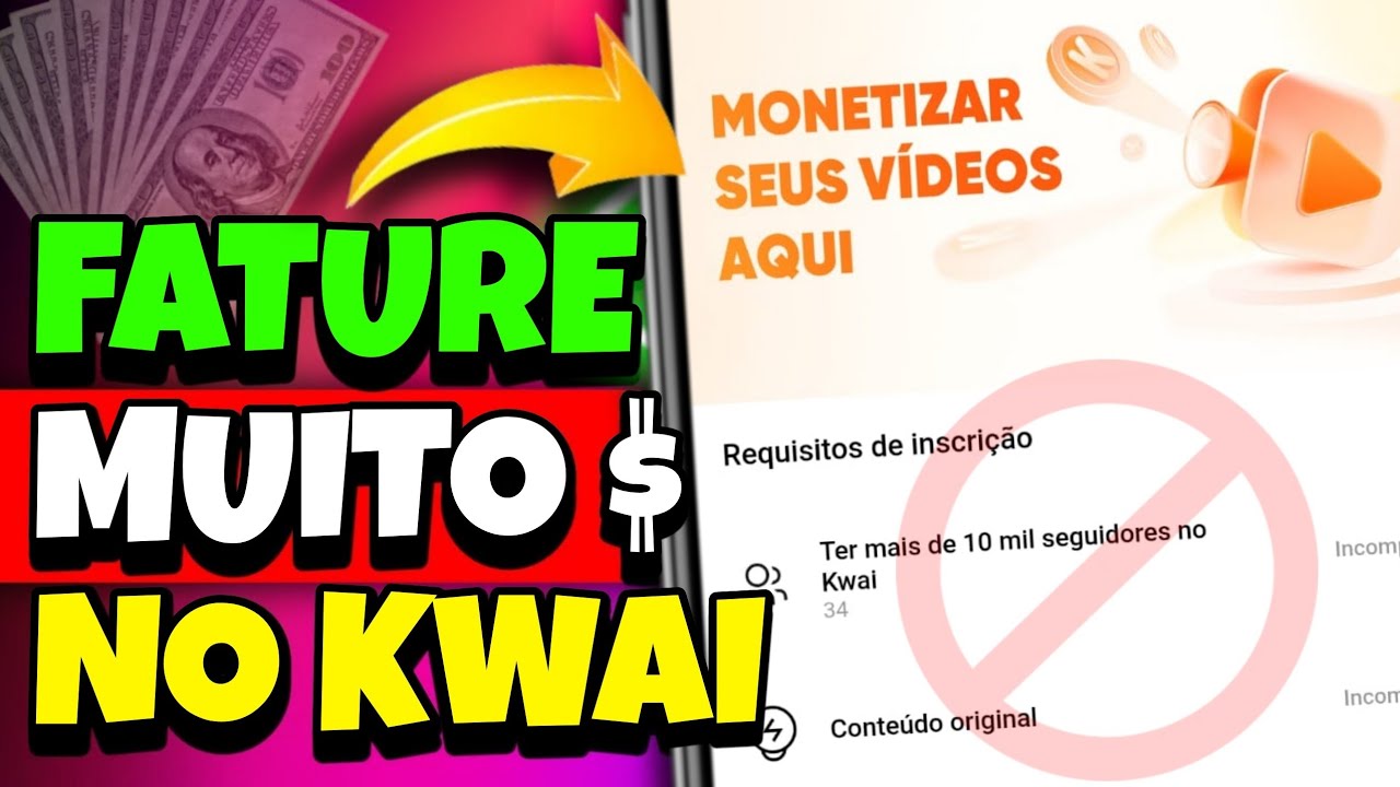 KWAI contrata com ZERO SEGUIDORES em 2026! Como MONETIZAR e Ganhar Dinheiro no KWAI!