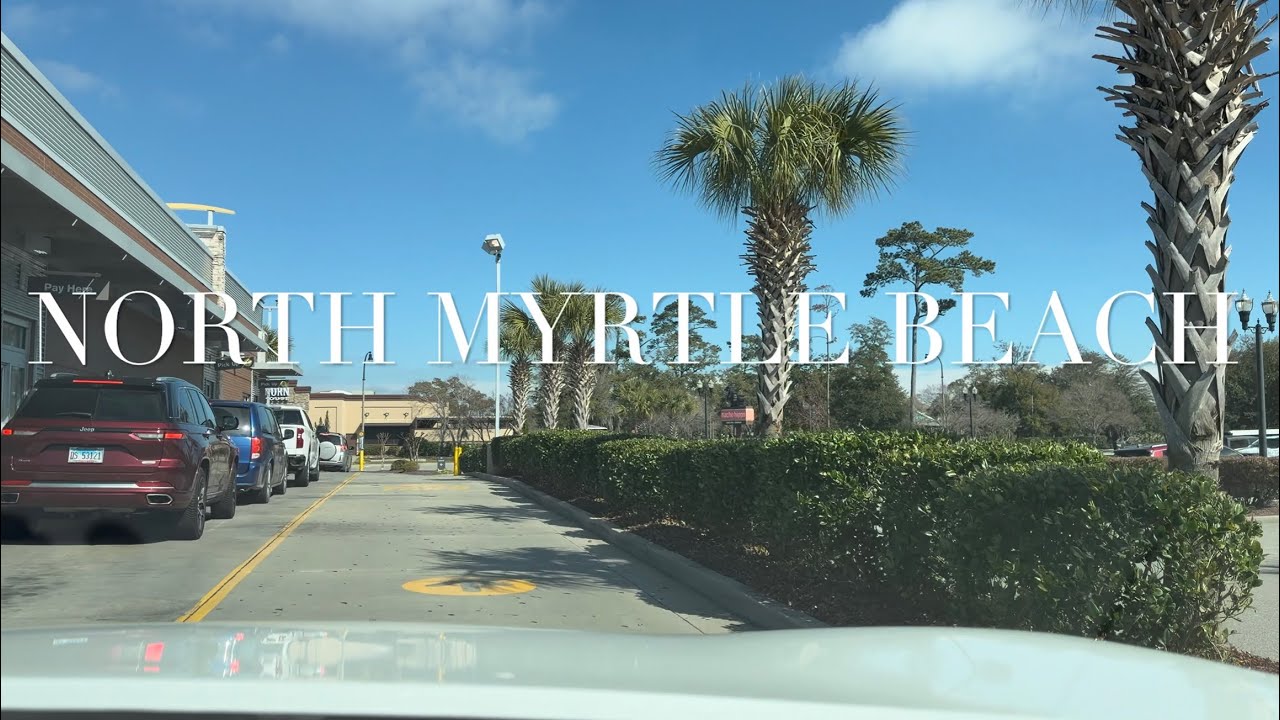 Driving Along the Oceanfront in Myrtle Beach 🌊🚗 Beachfront Vibes