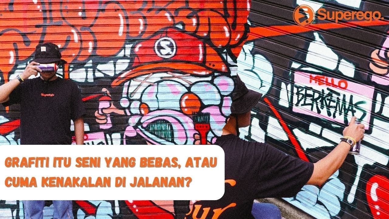 Grafiti itu seni atau kenakalan? ngobrol seru bareng berkemas bahas seni grafiti!