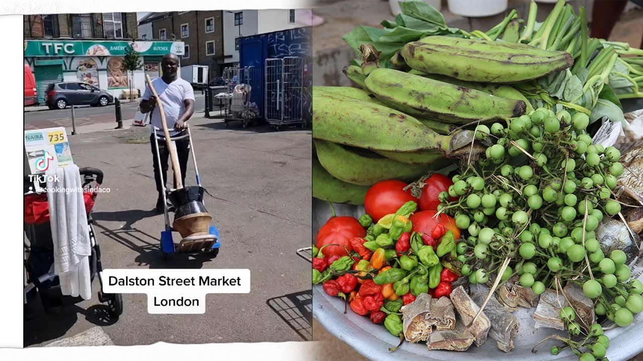 This STREET MARKET in LONDON sell everything!!  SHOCKING African street market in london