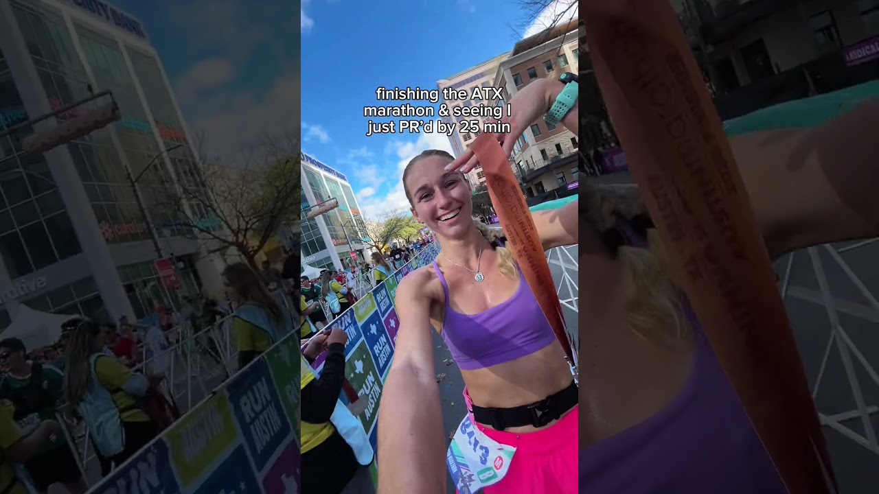 Момент, который я никогда не забуду, спасибо, Остин!!! Второй марафон позади. #бегунья #бегунья #...