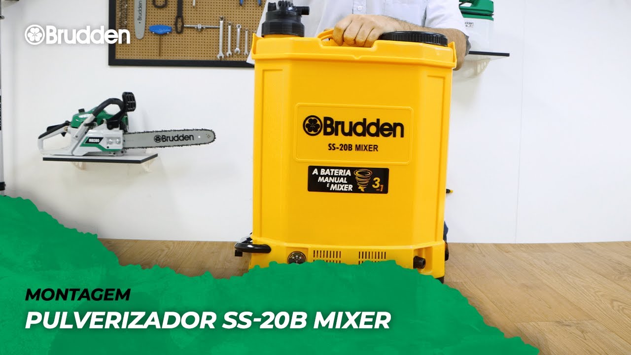 Pulverizador a Bateria, Manual e Mixer SS-20B - Montagem