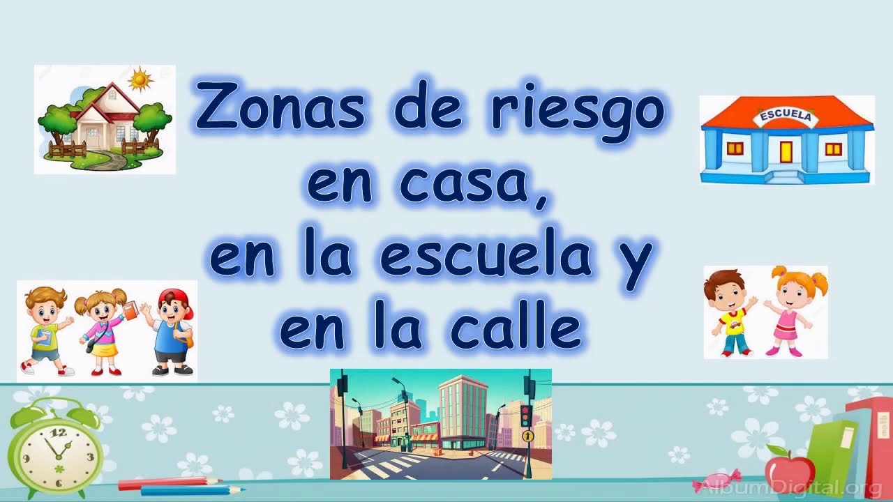 Zonas de riesgo en casa, en la escuela y en la calle