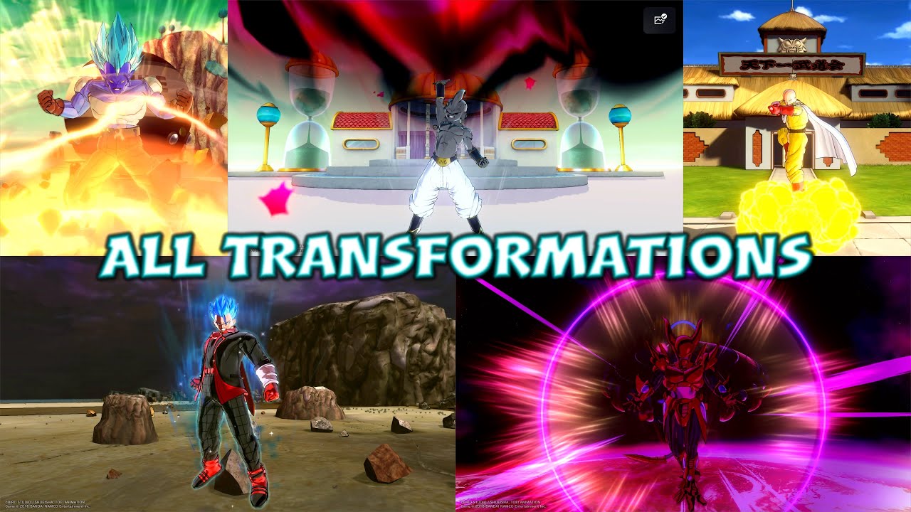Dragon Ball Xenoverse 2 All Transformations For Your Character 2021